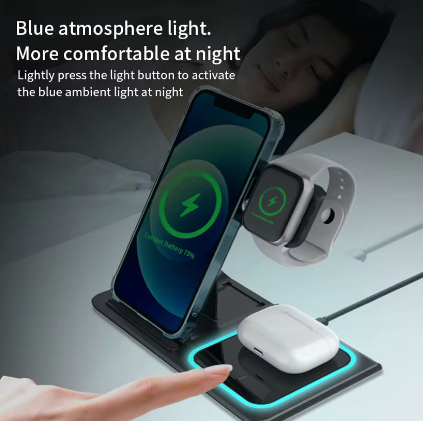 Chargeur à 3 sans fil